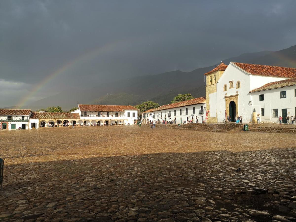 Popichi Hostel Villa de Leyva Eksteriør bilde